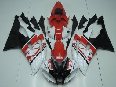 Carena Moto Yamaha YZF R6 2008-2016 - Bianco Rosso Nero Fabbrica