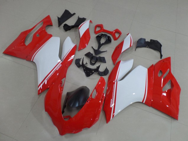 Carena Moto Ducati 1199 2011-2014 - Rosso Bianco Nero