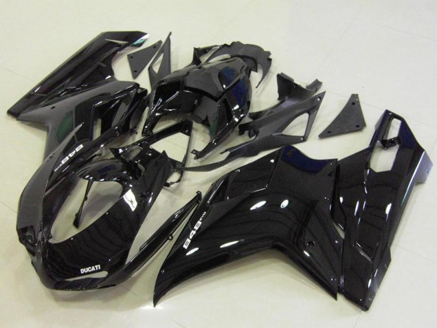 Carena Moto Ducati 848 2007-2014 - Nero Lucido
