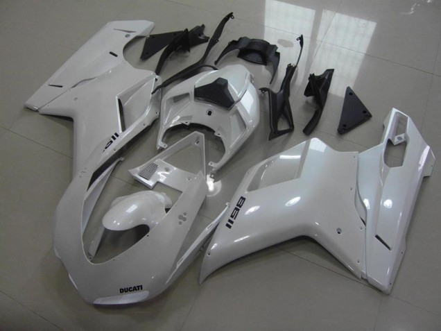 Carena Moto Ducati 1198 2007-2014 - Lucido Bianco