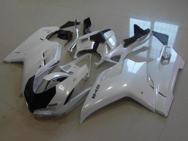 Carena Moto Ducati 848 2007-2014 - Lucido Bianco Fabbrica
