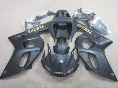 Carena Moto Yamaha YZF R6 1998-2002 - Nero Opaco Giallo Decal Fabbrica