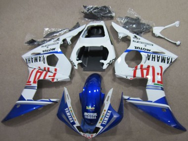 Carena Moto Yamaha YZF R6 2003-2004 - Bianco Blu Rosso Fiat Motul Fabbrica