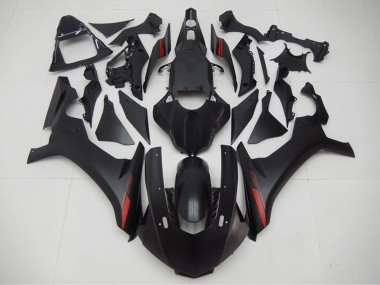 Carena Moto Yamaha YZF R1 2015-2019 - Nero Opaco Rosso Fabbrica
