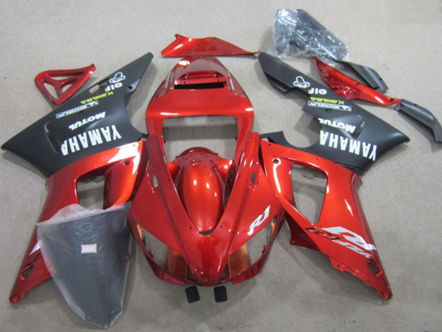 Carena Moto Yamaha YZF R1 1998-1999 - Rosso Nero Bianco Decal