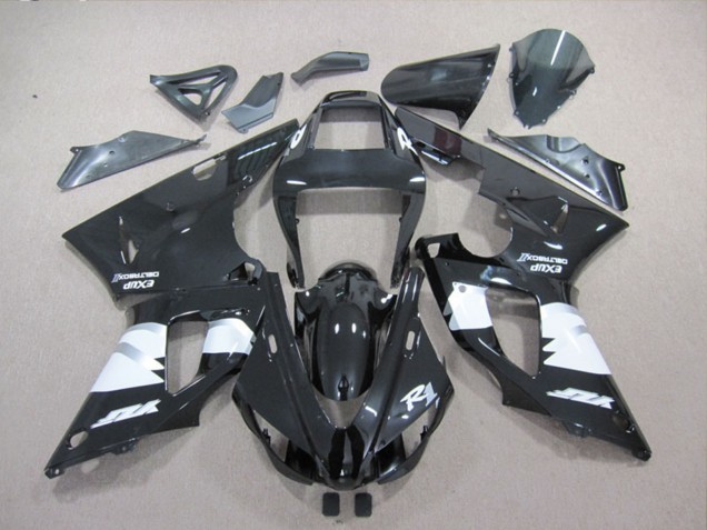 Carena Moto Yamaha YZF R1 1998-1999 - Nero Lucido Bianco