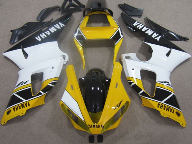 Carena Moto Yamaha YZF R1 2000-2001 - Giallo Bianco Nero
