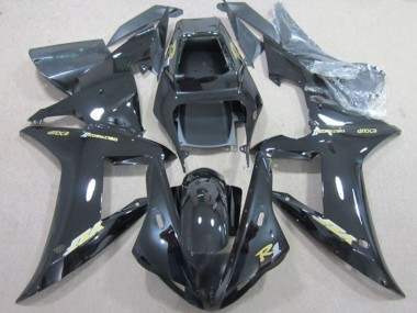 Carena Moto Yamaha YZF R1 2002-2003 - Nero Lucido Oro Decal Fabbrica