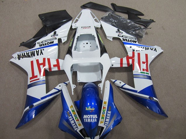Carena Moto Yamaha YZF R1 2004-2006 - Bianco Blu Rosso Fiat Motul