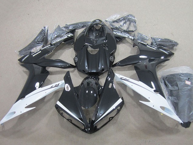 Carena Moto Yamaha YZF R1 2004-2006 - Nero Lucido Bianco