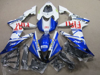 Carena Moto Yamaha YZF R1 2004-2006 - Bianco Blu Motul Fiat Fabbrica