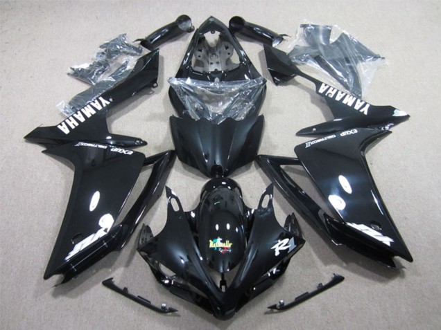 Carena Moto Yamaha YZF R1 2007-2008 - Nero Lucido Bianco Decal