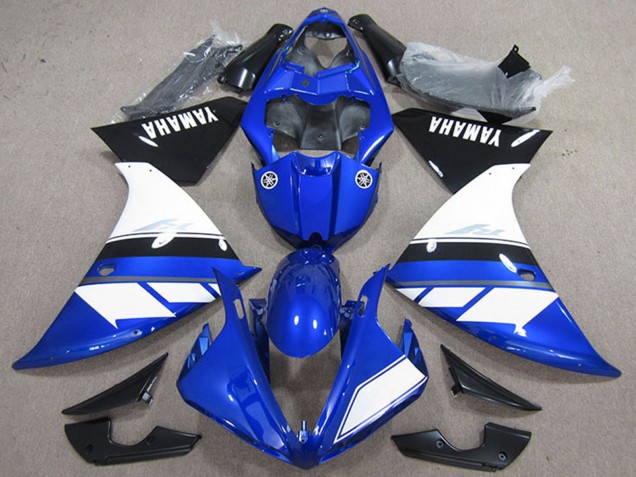 Carena Moto Yamaha YZF R1 2009-2011 - Blu Bianco Nero