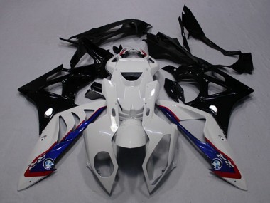 Carena Moto BMW S1000RR 2009-2014 - Bianco Blu Nero Lucido Fabbrica