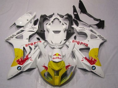 Carena Moto BMW S1000RR 2009-2014 - Bianco Giallo Red Bull Fabbrica