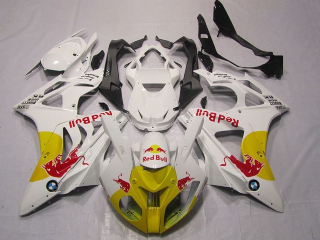 Carena Moto BMW S1000RR 2009-2014 - Bianco Giallo Red Bull