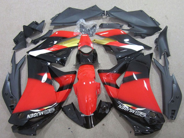 Carena Moto Honda CBR125R 2011-2016 - Rosso Oro Nero Lucido