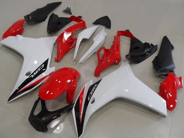 Carena Moto Honda CBR600F 2011-2013 - Bianco Rosso Nero Lucido