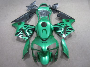 Carena Moto Honda CBR600RR 2003-2004 - Verde Nero Fiamma Fabbrica