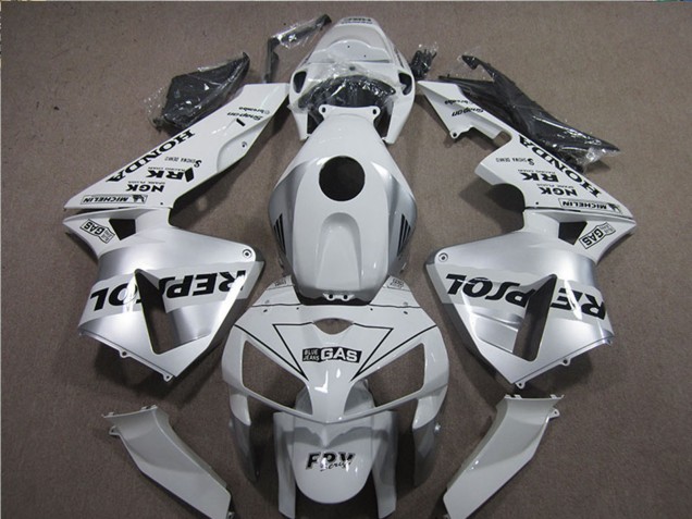 Carena Moto Honda CBR600RR 2005-2006 - Bianco Nero Repsol