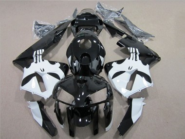 Carena Moto Honda CBR600RR 2005-2006 - Nero Lucido Bianco Fabbrica