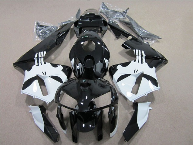 Carena Moto Honda CBR600RR 2005-2006 - Nero Lucido Bianco