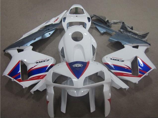 Carena Moto Honda CBR600RR 2005-2006 - Bianco Blu Rosso Argento