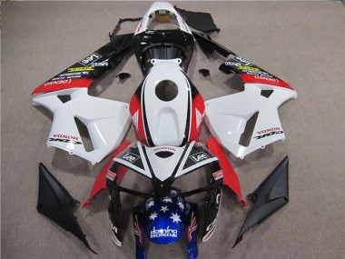 Carena Moto Honda CBR600RR 2005-2006 - Bianco Rosso Blu Nero Stella Lee Fabbrica