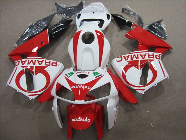 Carena Moto Honda CBR600RR 2005-2006 - Bianco Rosso Nero Pramac