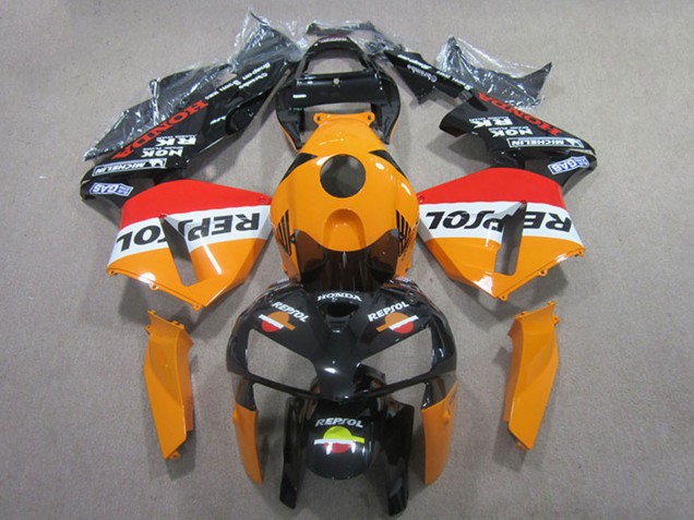 Carena ABS Honda CBR600RR 2005-2006 - Arancia Bianco Rosso Nero Lucido Repsol
