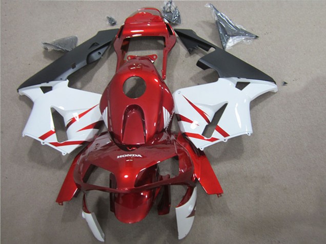Kit Carena Moto ABS Honda CBR600RR 2005-2006 - Rosso Bianco Nero