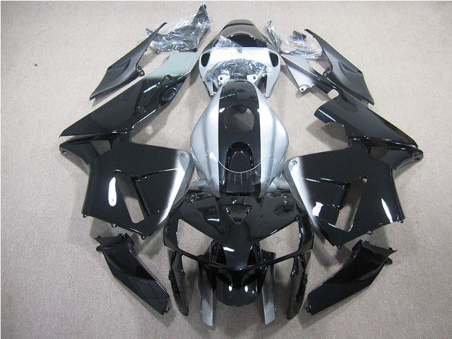 Carena Moto Honda CBR600RR 2005-2006 - Nero Lucido Argento