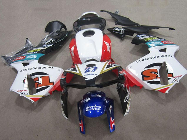 Carena Moto Honda CBR600RR 2005-2006 - Bianco Rosso Nero Blu 27