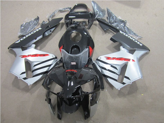 Carena Moto Honda CBR600RR 2005-2006 - Nero Lucido Argento Rosso