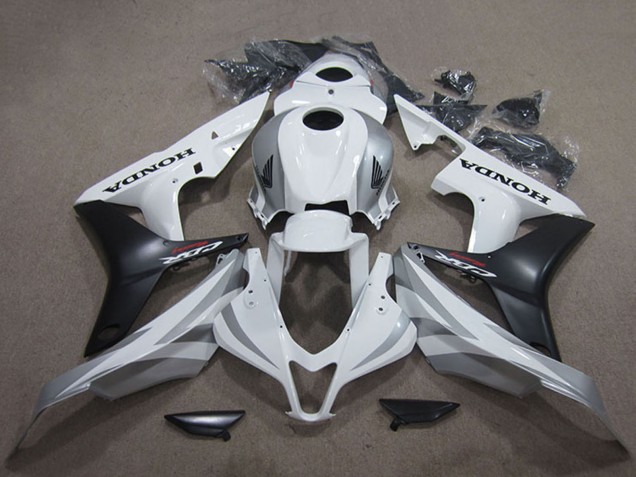 Kit Carena Moto ABS Honda CBR600RR 2007-2008 - Bianco Nero Opaco