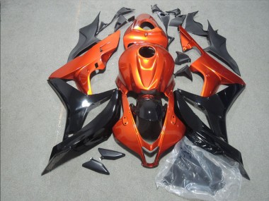 Carena Moto Honda CBR600RR 2007-2008 - Arancia Nero Lucido Fabbrica