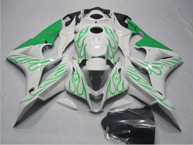 Carena Moto Honda CBR600RR 2007-2008 - Bianco Verde Fiamma
