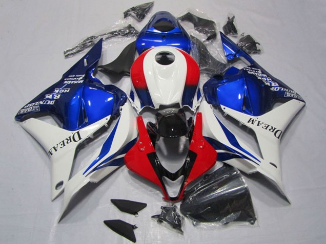Carena Moto Honda CBR600RR 2009-2012 - Bianco Rosso Blu Dream