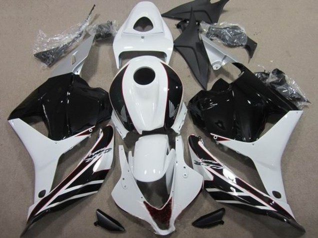 Kit Carena Moto Honda CBR600RR 2009-2012 - Bianco Nero Lucido