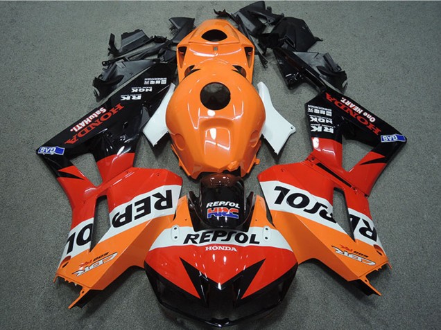 Carene Moto Honda CBR600RR 2013-2026 - Arancia Bianco Rosso Nero Lucido Repsol HRC