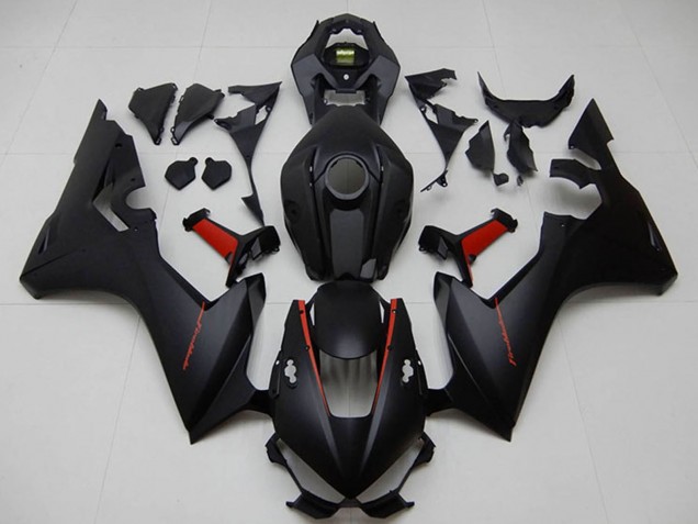 Carena Moto Honda CBR1000RR 2017-2023 - Nero Opaco Rosso