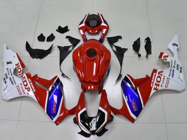 Carena Moto Honda CBR1000RR 2017-2023 - Bianco Rosso Blu Nero HRC Fabbrica