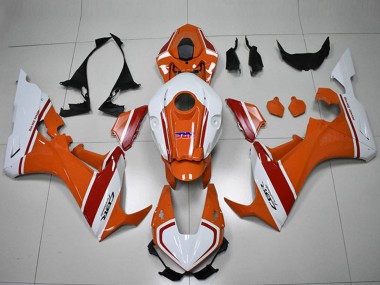 Carena Moto Honda CBR1000RR 2017-2023 - Bianco Arancia Rosso HRC Fabbrica