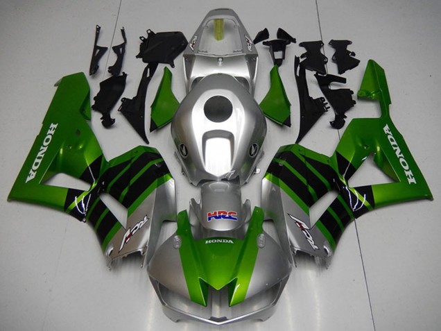 Carena Moto Honda CBR1000RR 2012-2016 - Argento Verde Nero Lucido HRC