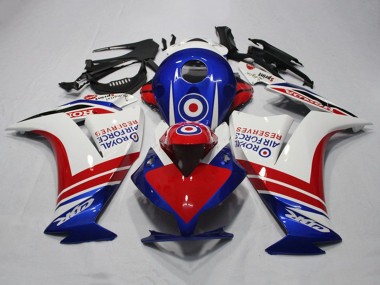 Carena Moto Honda CBR1000RR 2012-2016 - Bianco Rosso Blu Royal Air Force Reserves Fabbrica