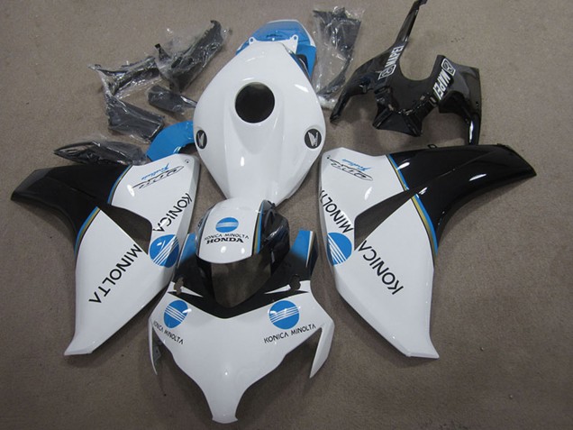 Carena Moto Honda CBR1000RR 2008-2011 - Bianco Blu Nero Lucido Konica Minolta