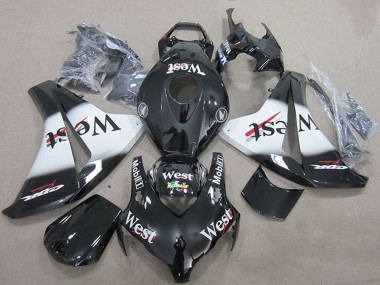 Carena Moto Honda CBR1000RR 2008-2011 - Nero Lucido Bianco West Fabbrica