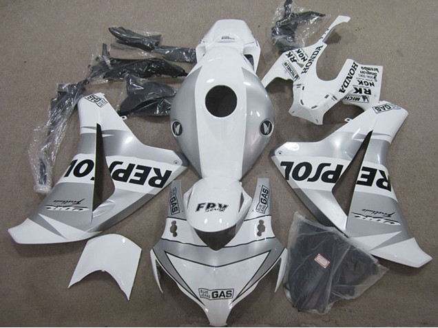 Carena Moto Honda CBR1000RR 2008-2011 - Bianco Argento Nero Repsol