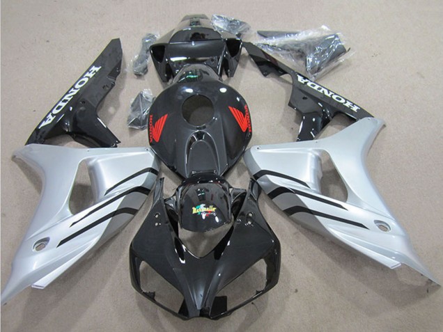 Kit Carena Moto ABS Honda CBR1000RR 2006-2007 - Argento Nero Lucido