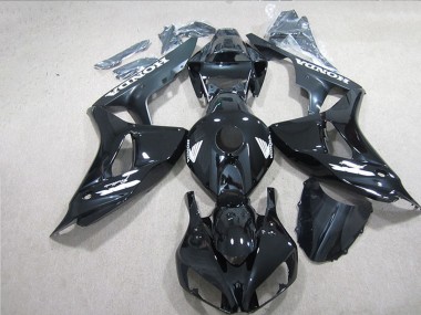 Carena Moto Honda CBR1000RR 2006-2007 - Nero Lucido Bianco Decals Fabbrica